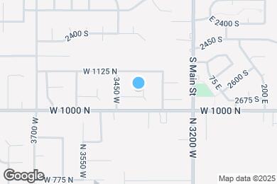 Map image of the property - 3372 W 1050 N
