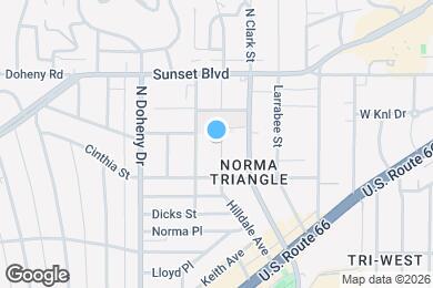 Map image of the property - 937 Hilldale Ave