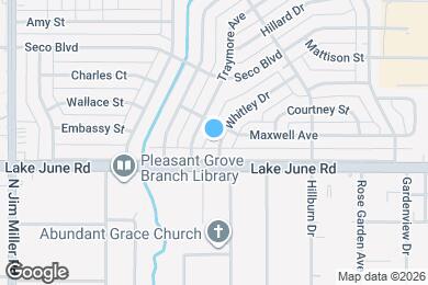 Map image of the property - 1315 Whitley Dr