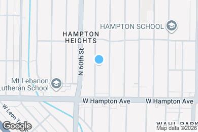 Map image of the property - 4906 N 58th St