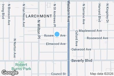 Map image of the property - 4846 Rosewood Ave