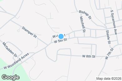 Map image of the property - 1011 W 5th St