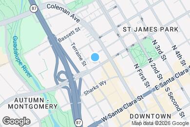 Map image of the property - 175 W Saint James St