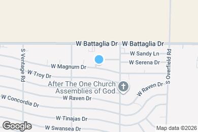 Map image of the property - 8590 W Magnum Dr