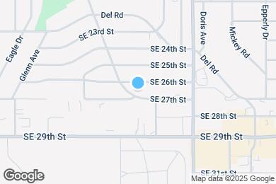 Map image of the property - 4021 SE 27th St