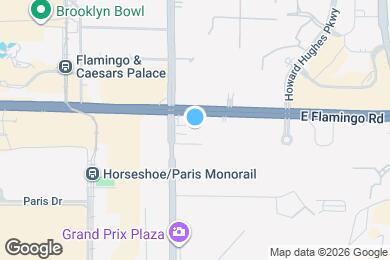 Map image of the property - 211 E Flamingo Rd