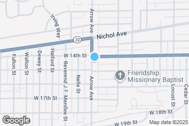 Map image of the property - 1412 Arrow Ave