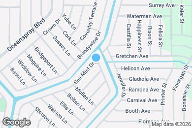 Map image of the property - 7252 Sea Mist Dr