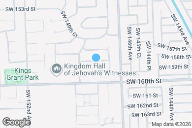 Map image of the property - 14850 SW 158th St