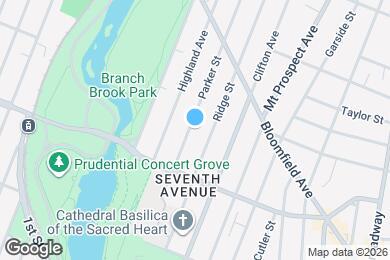 Map image of the property - 151 Parker St
