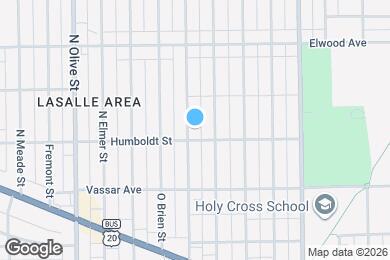 Map image of the property - 1210 N Johnson St