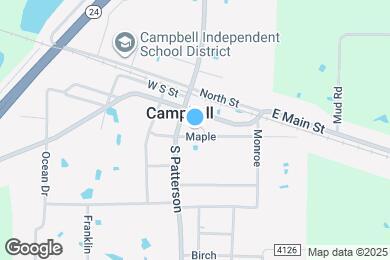 Map image of the property - 108 W Locust St