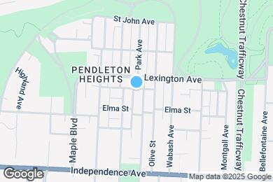 Map image of the property - 313 Ord St