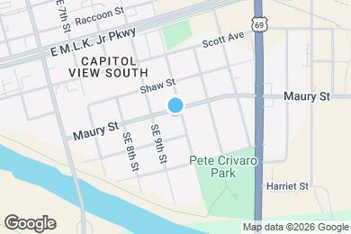Map image of the property - 802 SE 10th St