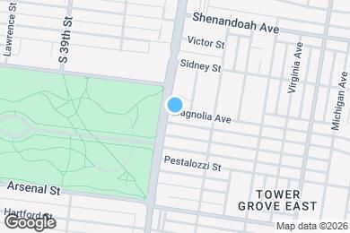 Map image of the property - 3550 Magnolia Ave