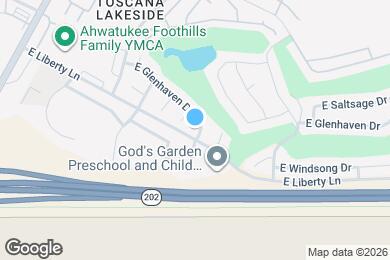 Map image of the property - 16828 S 13th Way