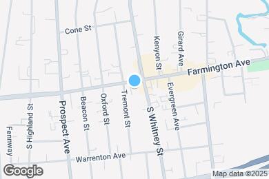 Map image of the property - 575 Farmington Ave