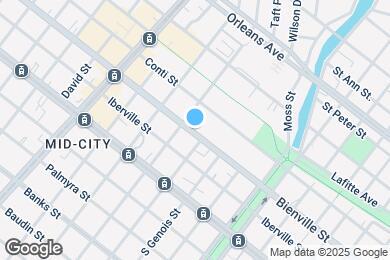 Map image of the property - 3745 Bienville St