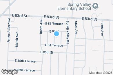 Map image of the property - 8405 Everett St