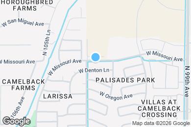 Map image of the property - 10235 W Missouri Ave