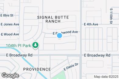 Map image of the property - 10643 E Bramble Ave