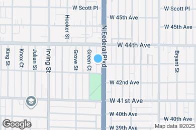 Map image of the property - 4231 Federal Blvd