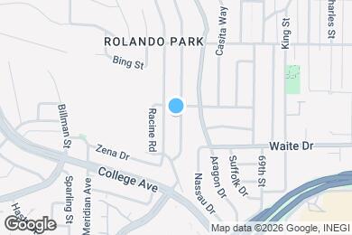 Map image of the property - 3856 Loma Alta Dr