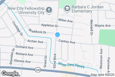 Map image of the property - 8143 Canton Ave