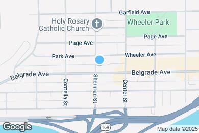 Map image of the property - 410 Sherman Street