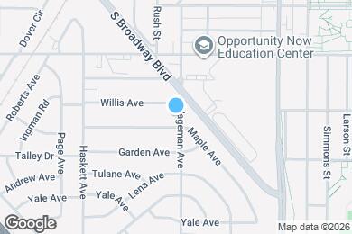 Map image of the property - 1914 Hageman Ave