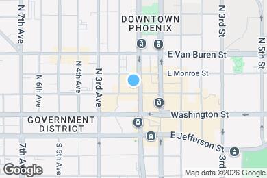Map image of the property - 114 W Adams St