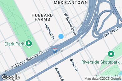 Map image of the property - 3931 W Lafayette Blvd