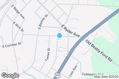 Map image of the property - 205 S Upright St