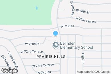 Map image of the property - 2711 W 71st Terrace