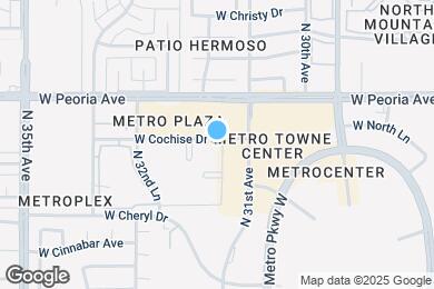 Map image of the property - 3131 W Cochise Dr
