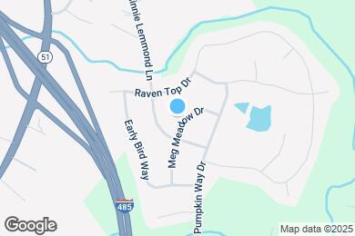 Map image of the property - 10716 Meg Meadow Dr