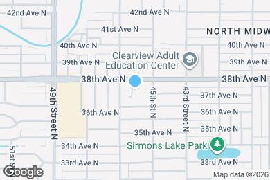 Map image of the property - 3727 45th Way N