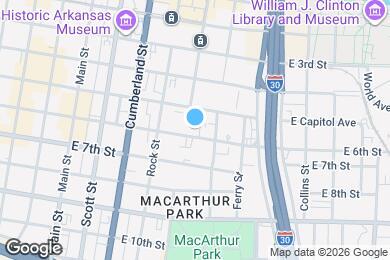 Map image of the property - 504 E 6th St