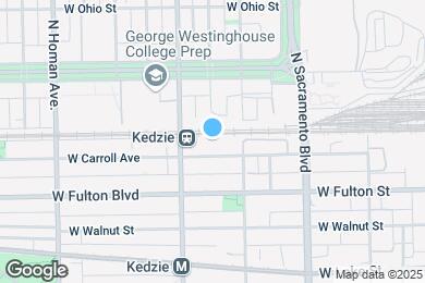 Map image of the property - 3124 W Carroll Ave