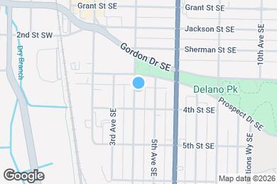 Map image of the property - 712 4th Ave SE