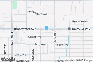 Map image of the property - 1228 Broadwater Ave