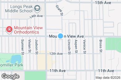 Map image of the property - 1245 Grant St