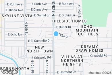Map image of the property - 8415 N 12th St