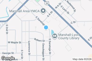 Map image of the property - 300 E Saratoga St