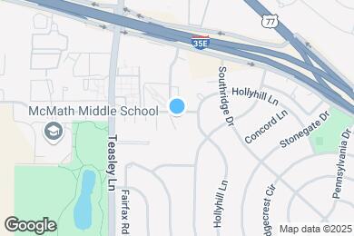 Map image of the property - Holly Hills Apartments