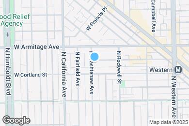 Map image of the property - 2655 W Homer St