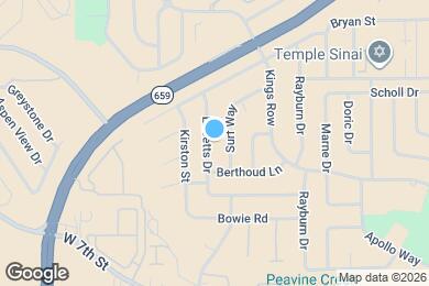 Map image of the property - 1400 Ebbetts Dr