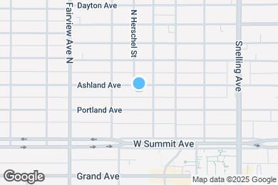 Map image of the property - 1720 Ashland Ave
