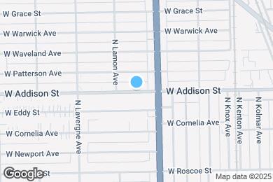 Map image of the property - 4828 W Addison St