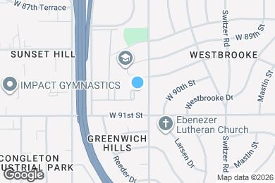 Map image of the property - 10705 W 90th Terrace